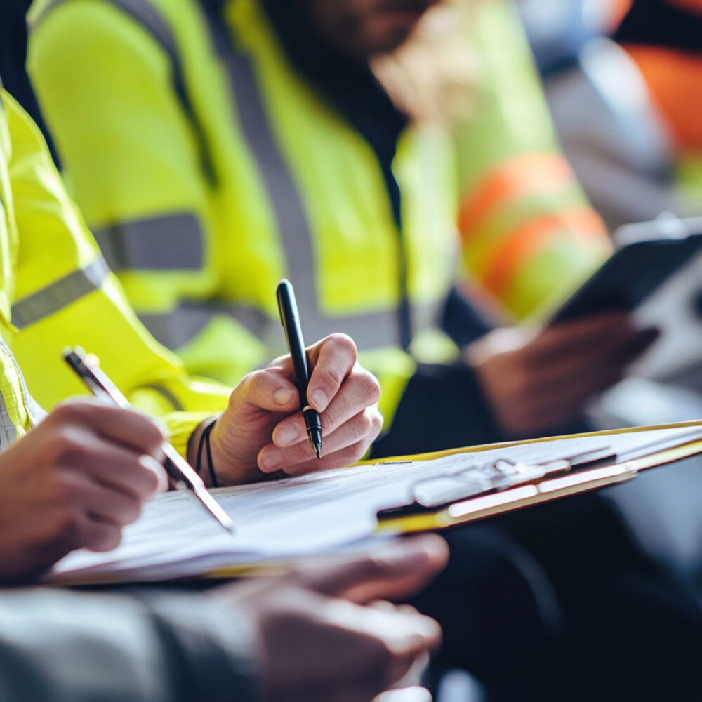 closeup-incident-management-team-members-documenting-recording-incident-details