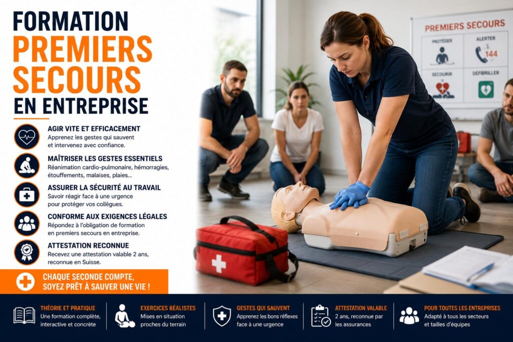 Formation Premiers secours en entreprise
